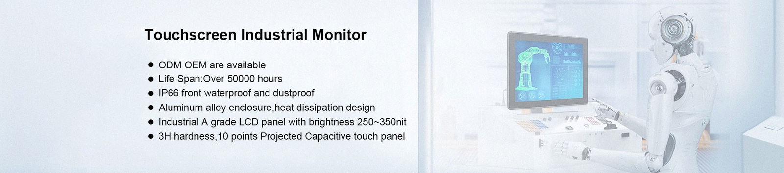 Panel Mount Industrial Monitor