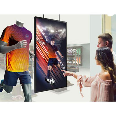 Ceiling Hanging Digital Signage Window Display 2500 Nits Brightness 1920×1080
