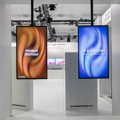 Ceiling Hanging Digital Signage Window Display 2500 Nits Brightness 1920×1080