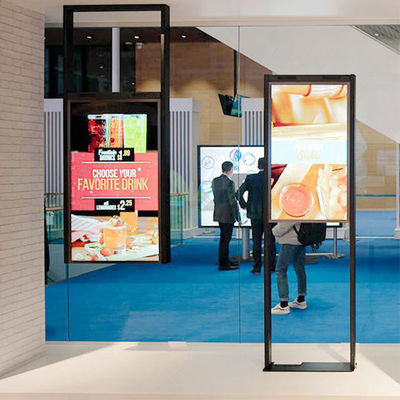 Ceiling Hanging Digital Signage Window Display 2500 Nits Brightness 1920×1080