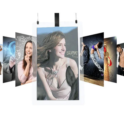 LCD Hanging Window Digital Signage , Advertising Kiosk Display ODM