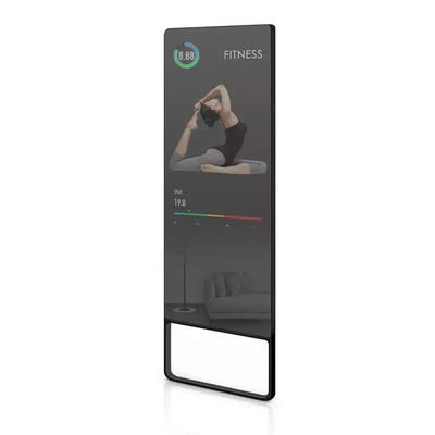 Floor Standing Smart Fitness Mirror , Full Body Workout Mirror 500 Nits 1920×1080