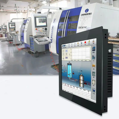 17 Inch Embedded Industrial Monitor Fanless For Automatic Vending Machine