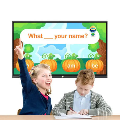 86 Inch Digital Smart Interactive Whiteboard Floor Standing With Calculator