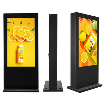 43 Inch Ultra Thin Floor Standing Digital Signage Display For Outdoor Advertising
