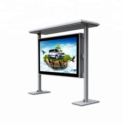Floor Standing Outdoor LCD Digital Signage 2500 Nits 65 Inch For Bus Station