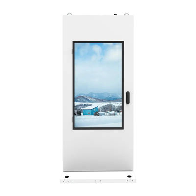 Direct Selling Advertising Outdoor 2500nits Floor Standing Outdoor Digital Signage