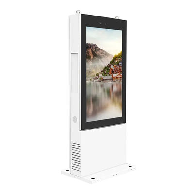 Direct Selling Advertising Outdoor 2500nits Floor Standing Outdoor Digital Signage