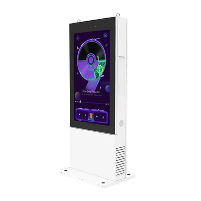 Direct Selling Advertising Outdoor 2500nits Floor Standing Outdoor Digital Signage