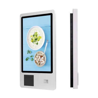 Check In Self Service Kiosk Floor Standing With LCD Multi Touch Screen