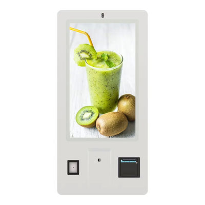 Check In Self Service Kiosk Floor Standing With LCD Multi Touch Screen