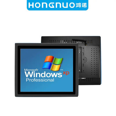 IP65 Waterproof Fanless Industrial Monitor Embedded 300cd/M2 Brightness