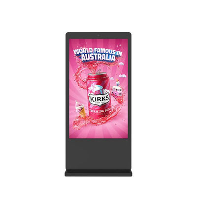 86 Inch Advertising TV Display , 3000 Nits Outdoor Digital Kiosk ODM