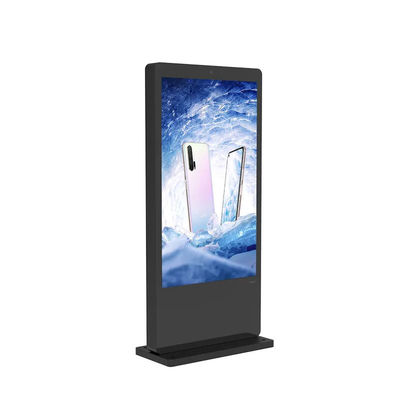 86 Inch Advertising TV Display , 3000 Nits Outdoor Digital Kiosk ODM