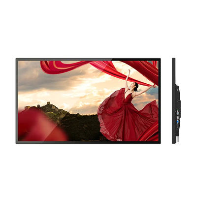 55 Inch LCD Wall Mounted Digital Signage Display For Indoor Advertising