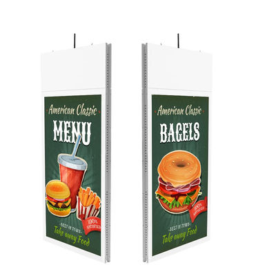 Indoor Double Sided Digital Signage Poster 43 Inch 1920×1080 For Mall Shop