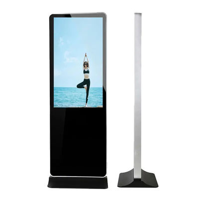 43 Inch Indoor Floor Standing Digital Signage For Advertising ODM