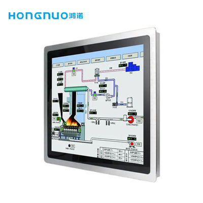 10 Point LCD Embedded Industrial Monitor 15 Inch With Aluminum Material