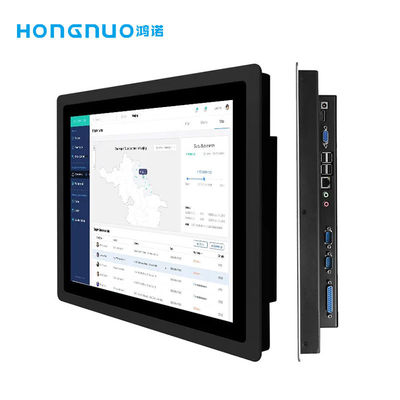300 Nits Fanless Embedded Industrial Monitor Dust Proof 1920x1080