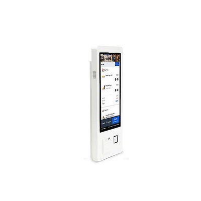 5ms Response Touch Screen Payment Kiosk ROM 32G For Supermarket
