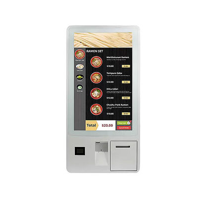 Customized Self Service Kiosk 43 Inch With POS Terminal Printer