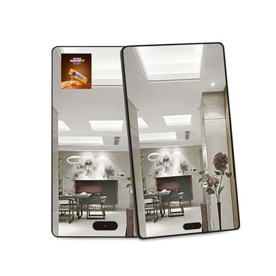 Touch Screen LCD Smart Mirror With Camera 43 Inch 1920×1080 Resolution