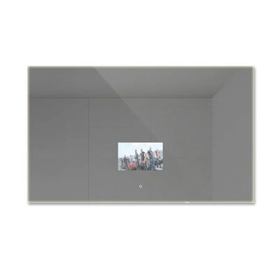 5mm Thickness Touch Screen Smart Mirror Flame Proof With Time Display