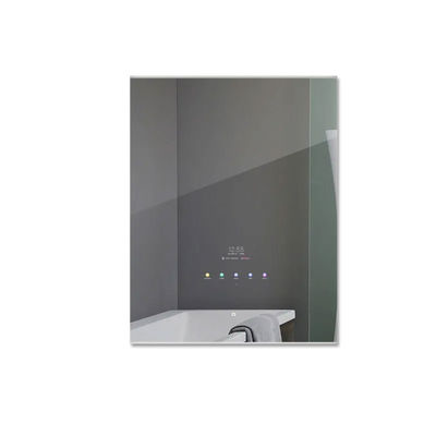 5mm Thickness Touch Screen Smart Mirror Flame Proof With Time Display