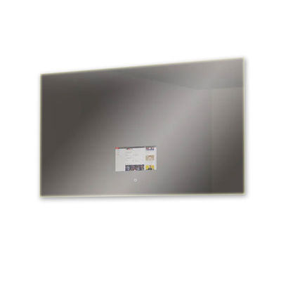27 Inch LCD Touch Screen Mirror , Decorative Luxury Illuminated Bathroom Mirrors