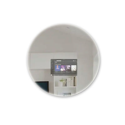 Customized Round Smart Mirror Wall Mounted For Ladies Makeup