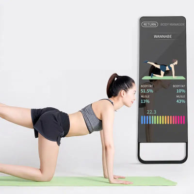 21.5 Inch Interactive Smart Fitness Mirror For Gymnasium Exercise