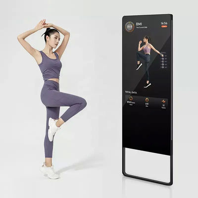 21.5 Inch Interactive Smart Fitness Mirror For Gymnasium Exercise