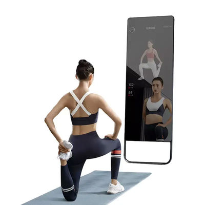 43 Inch WIFI Smart Fitness Mirror Interactive For Gym Health Exercise