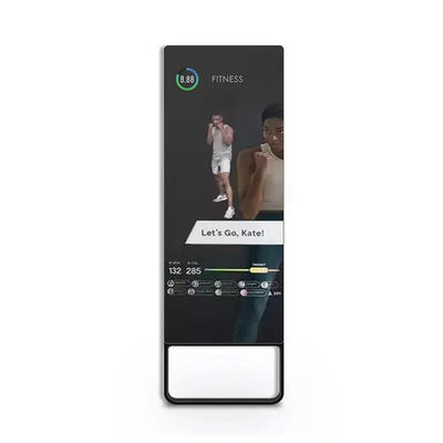43 Inch WIFI Smart Fitness Mirror Interactive For Gym Health Exercise