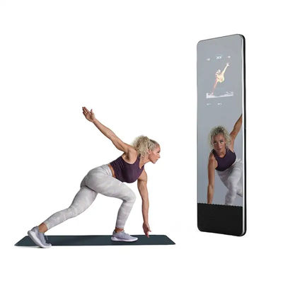 55 Inch Customized Smart Fitness Mirror For Home Yoga Dance Exercise