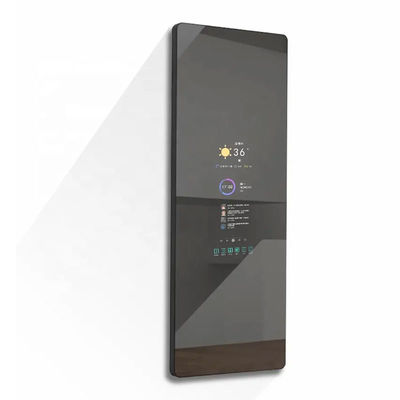 Interactive Glass Sensor Smart Fitness Mirror For Home Gym Exercise