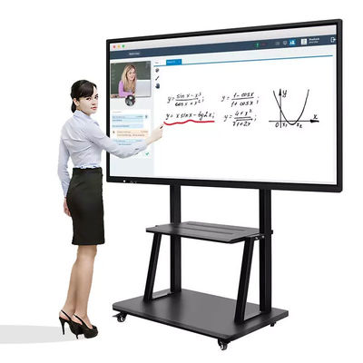 86 inch 4K Smart Interactive Whiteboard Android Windows Dual System 20 points Touch Lound speaker