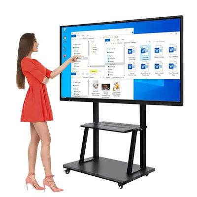 4K Full HD Smart Interactive Whiteboard Touch Screen 86 Inch For Business