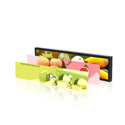 Ultra Wide Stretched Bar LCD Monitor For Supermarket Book Store Shelf Edge