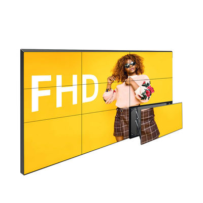 1920x1080 4k LCD Splicing Screen , LCD Panels For Video Wall 6ms Repond
