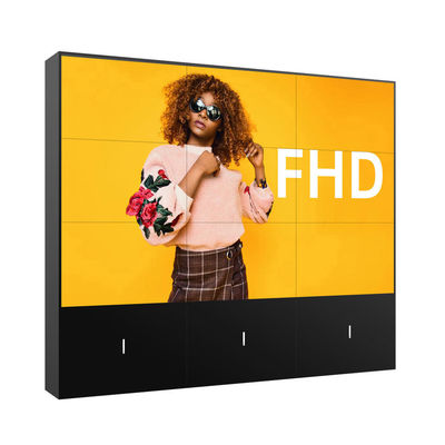 1920x1080 4k LCD Splicing Screen , LCD Panels For Video Wall 6ms Repond