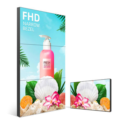 Wall Mounted LCD Video Wall Panels 3840×2160 65 Inch For Advertising