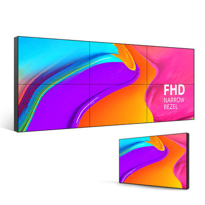 Wall Mounted LCD Video Wall Panels 3840×2160 65 Inch For Advertising