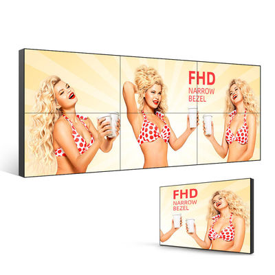 Custom 49 Inch LCD Splicing Screen Digital For Advertising