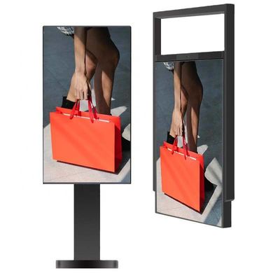 43 Inch Digital Signage Window Display With Dual Sided Ultra Narrow Frame
