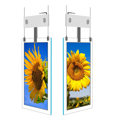 Hanging LCD Window Display Signage Double Sided For Indoor Shop Advertising