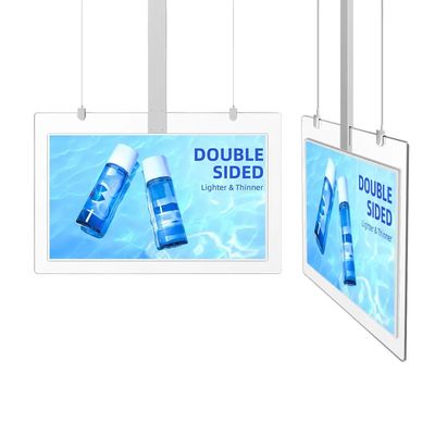 700 Nits Hanging Window Digital Screen Double Side Multifunctional
