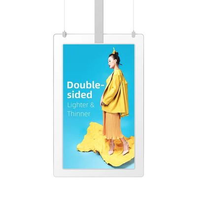 700 Nits Hanging Window Digital Screen Double Side Multifunctional