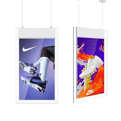 Hanging Digital Signage Window Display Double Sided With 178 Degree Viewing Angle