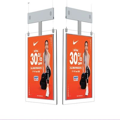 Hanging Digital Signage Window Display Double Sided With 178 Degree Viewing Angle